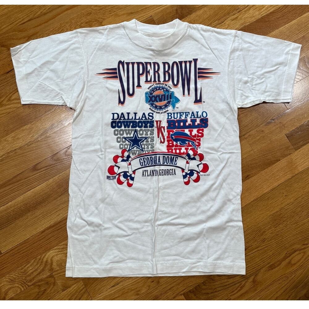Vintage Dallas Cowboys T-Shirt Mens M 1994 Superbowl Single Stitch